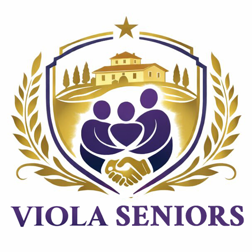 Logo Viola Seniors, partenariat-immobilier-et-financier, résidence seniors solidaire à Carcassonne