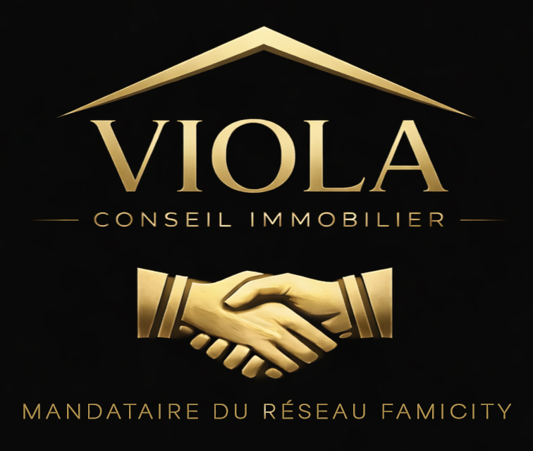 Logo VIOLA Conseil Immobilier, partenariat-immobilier-et-financier, mandataire FAMICITY à Carcassonne